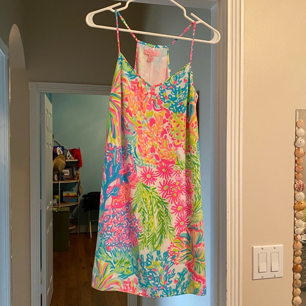 Dusk Strappy Silk Dress